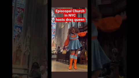 Must See! Episcopal Church in NYC hosts a drag queen! #shorts