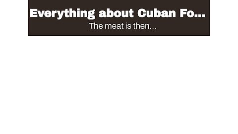 Everything about Cuban Food Pictures, Images and Stock Photos - iStock