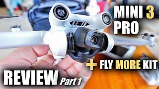DJI Mini 3 Pro Review (with Fly More Kit PLUS) - Part 1 - Unboxing, Setup, UPDATING!, Pros & Cons