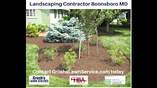 Landscaping Contractor Boonsboro MD GroshsLawnService.com