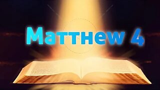 Matthew 4 | NIV Bible Reading #biblereading #biblestudy #jesuschrist #christianity #video