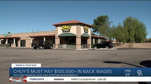 Tucson restaurant must pay at least $100,000 in back wages