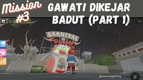 SCARRY AMUSEMENT PARK,,, I Gameplay Roblox Carnival Of Terror Indonesia PART 1