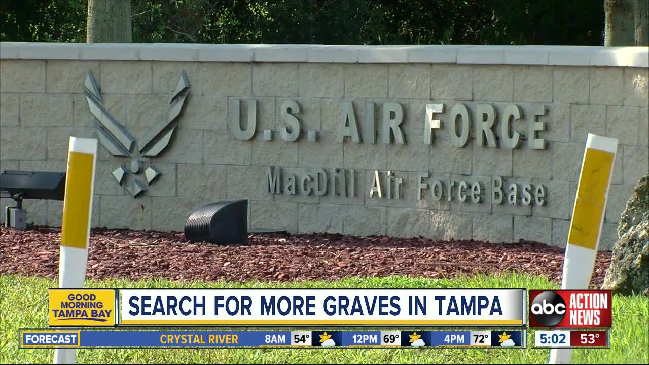 African American graves may be under MacDill Air Force Base, spokesperson says