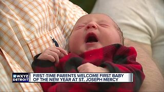 Meet the first baby born in 2020 at St. Joseph Mercy Hospital Ann Arbor