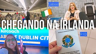 CHEGUEI IRLANDA perrengue pra chegar em Dublin + TOUR pela minha primeira acomodação