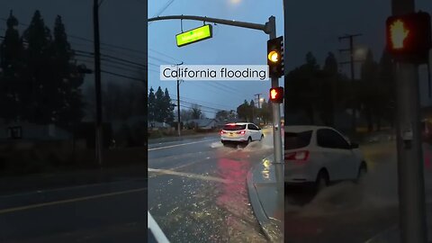 Trying to have some fun during the California storm. The chinook is a boat anyways. #floods