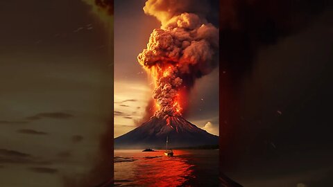 Most Devastating Volcanic Eruption in History | Krakatoa #shorts