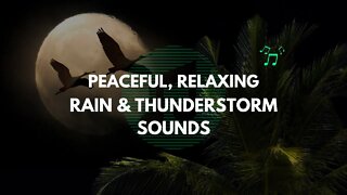 Rain Sounds for Sleeping - Heavy Rain and Thunder Sounds - Relaxing, Sleeping, Studying