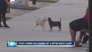 Study shows benefits of women sleeping next to dogs