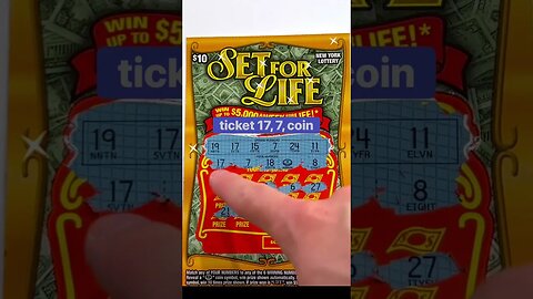 Fastest win EVER!! Set For Life Scratch Off from NY LOTTERY #scratchtickets #lotterytickets #lotto