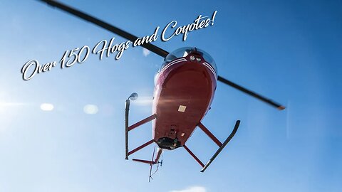 Jayme and Daniels INSANE Helicopter Hog Hunt w/ Pork Choppers