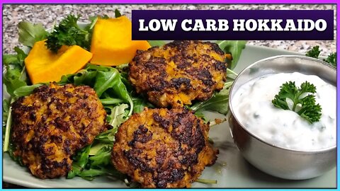 Quick Hokkaido Fall Dish | Low Carb Pumpkin Meatballs with Yogurt