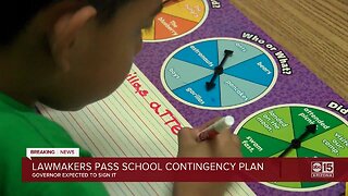 Lawmakers pass school contingency plan