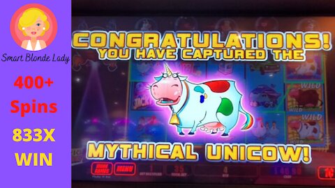 🐮I CAPTURED THE UNICOW!🐮 OVER 450 SPINS!!! RETRIGGERS!!