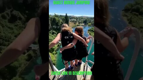 Sweet Bungee Jumps! Amazing Compilations! #Shorts YoutubeShorts #Bungee #BungeeJump #BungeeJumps