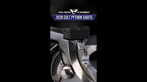 Wilson Combat 2020 Colt Python Sights - The Solution Is Here! #shorts