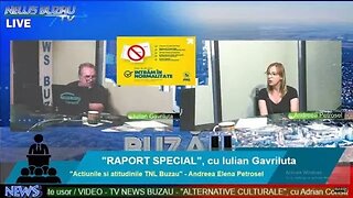 LIVE - TV NEWS BUZAU - "RAPORT SPECIAL", cu Iulian Gavriluta. "Actiunile si atitudinile TNL Buzau…