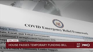 House passes temporary funding bill