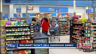 Walmart won't sell handgun ammo