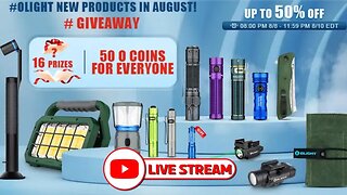 OLIGHT MEGA SALE & GIVEAWAYS - LIVE