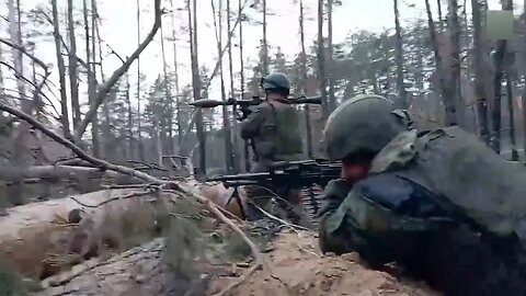 Footage of the Kostroma paratroopers repelling the counteroffensive of the Armed Forces of Ukraine