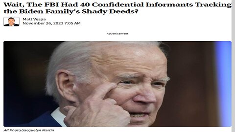 Did the FBI Really Have 40 People Watching The BIDEN CRIME FAMILY