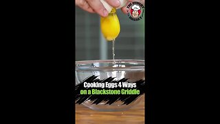 Cooking Eggs 4 Ways on a Blackstone Griddle #hungryhussey #griddle #griddlenation #blackstone #eggs