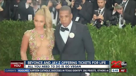 Want to win free Jay-Z and Beyonce tickets for life?
