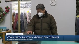 Community rallying around dry cleaner