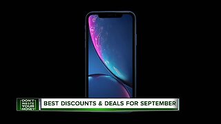 Don't Waste Your Money: Best Discounts & Deals for September