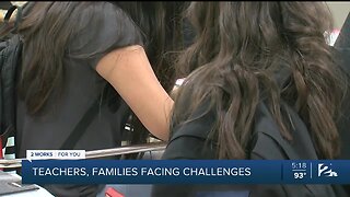 Teachers, families facing challenges