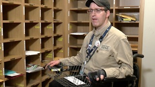 7Everyday Hero Michael Hancey delivers mail at Craig Hospital