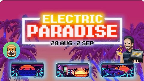 Electric Paradise - Novo Evento de Progressão da Rollercoin / Os prêmios estão melhores.