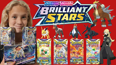 Brilliant Stars Build and Battle Stadium & Boxes. Pokémon cards!