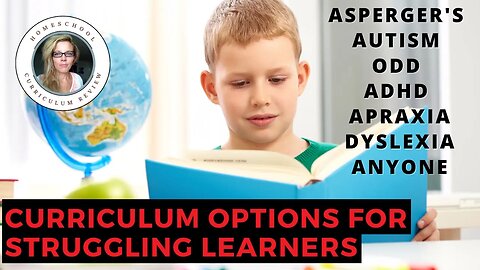 Dyslexia Autism Homeschool Curriculum (For ANYONE That Struggles)