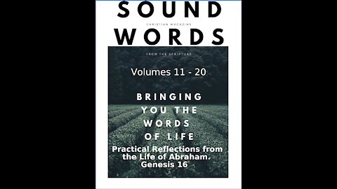 Sound Words, Practical Reflections from the Life of Abraham, Genesis 16