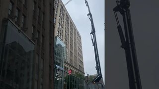 Montréal Downtown construction work
