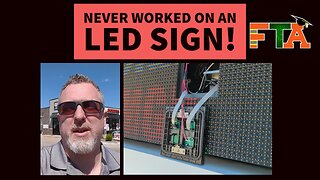 Never Worked on a LED Sign! | New Skillset Acquired | Make money as a Freelance IT Field Technician