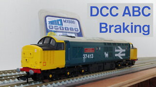 DCC Decoder configuration for constant distance ABC braking