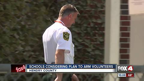 Hendry county schools considering plan to arm volunteers