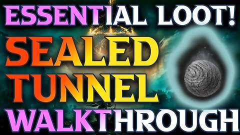 Detailed Sealed Tunnel Walkthrough Elden Ring - How To Get Smithing Stone Miner's Bell Bearing (2)