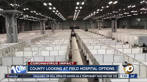 County exploring all possible locations for field hospital
