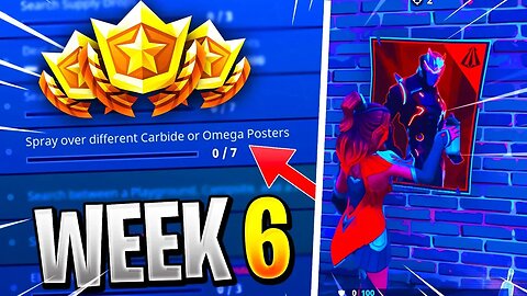 WEEK 6 CHALLENGES (SPRAY OVER DIFFERENT CARBIDE OR OMEGA POSTERS) ALL LOCATIONS!!