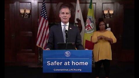 LOS ANGELES MAYOR ERIC GARCETTI: "It's time to cancel everything."