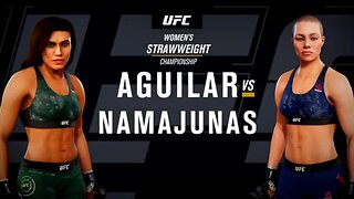 EA Sports UFC 3 Gameplay Rose Namajunas vs Jessica Aguilar