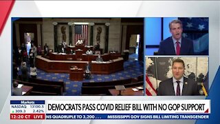 DEMOCRATS PASS COVID RELIEF BILL WITH NO GOP SUPPORT