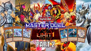 SWORDSOUL SKY STRIKER INVOKED DOGMATIKA! LIMIT 1 FESTIVAL EVENT! | PART 2 | YU-GI-OH! MASTER DUEL! ▽