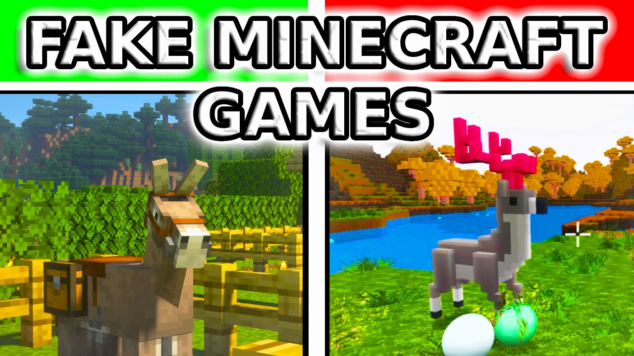 Testing Awful Knock Off Minecraft Games!!