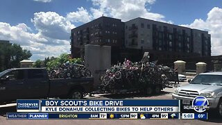 Boy Scout's bike drive nets 200+ bikes